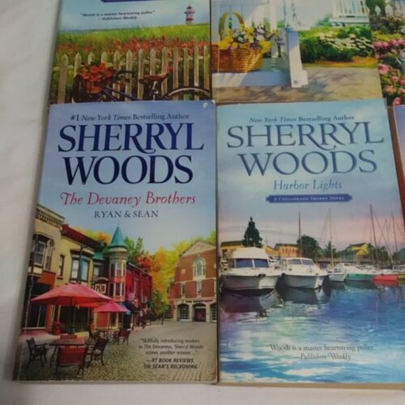 Sherryl Woods Lot of 6 Paperback Books - Harbor Light- Seaview Inn- Beach Home - Picture 5 of 12